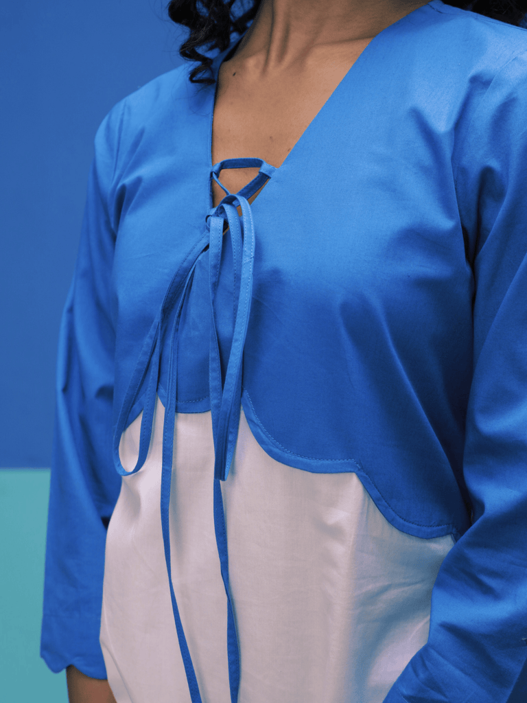 Fawn- Blue Dress Pop Edit stylefables