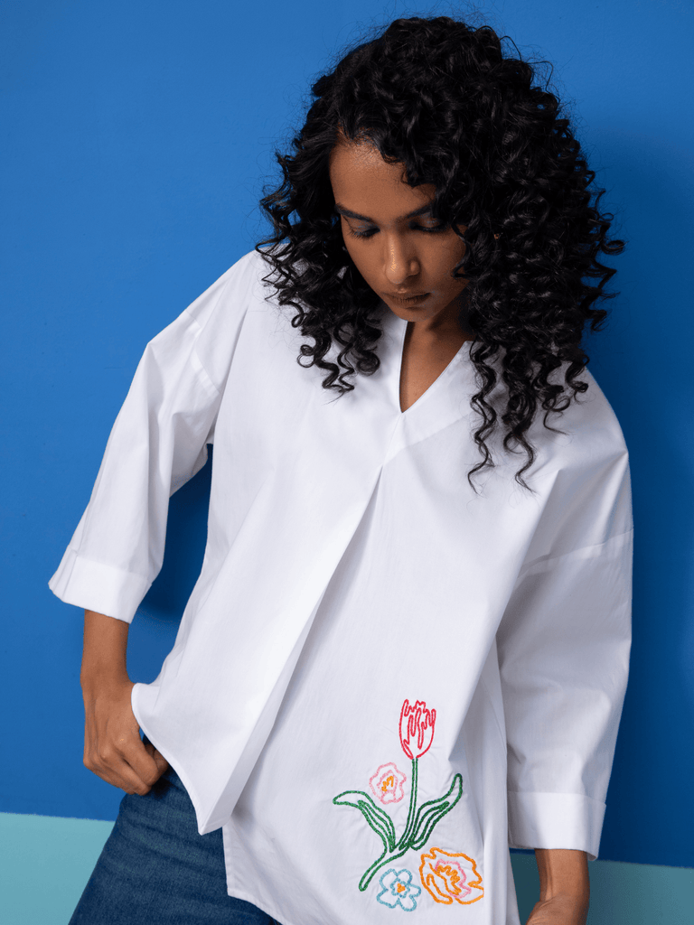 Whimsy- White Shirt Shirts stylefables