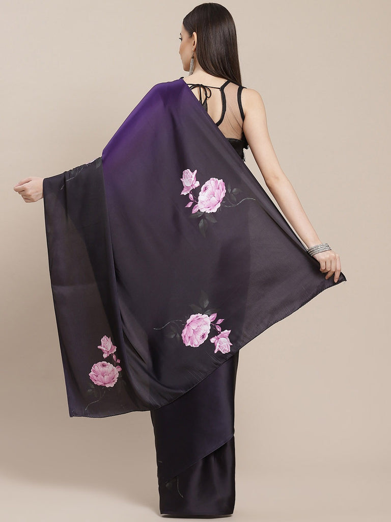 OMBRE LOVE-PURPLE Cotton Saree stylefables   