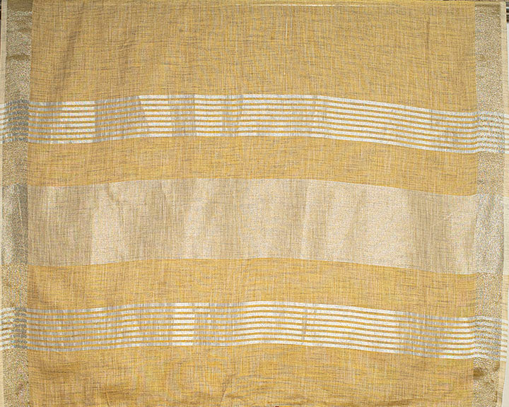 DUA : Yellow Linen Saree Linen Saree stylefables   