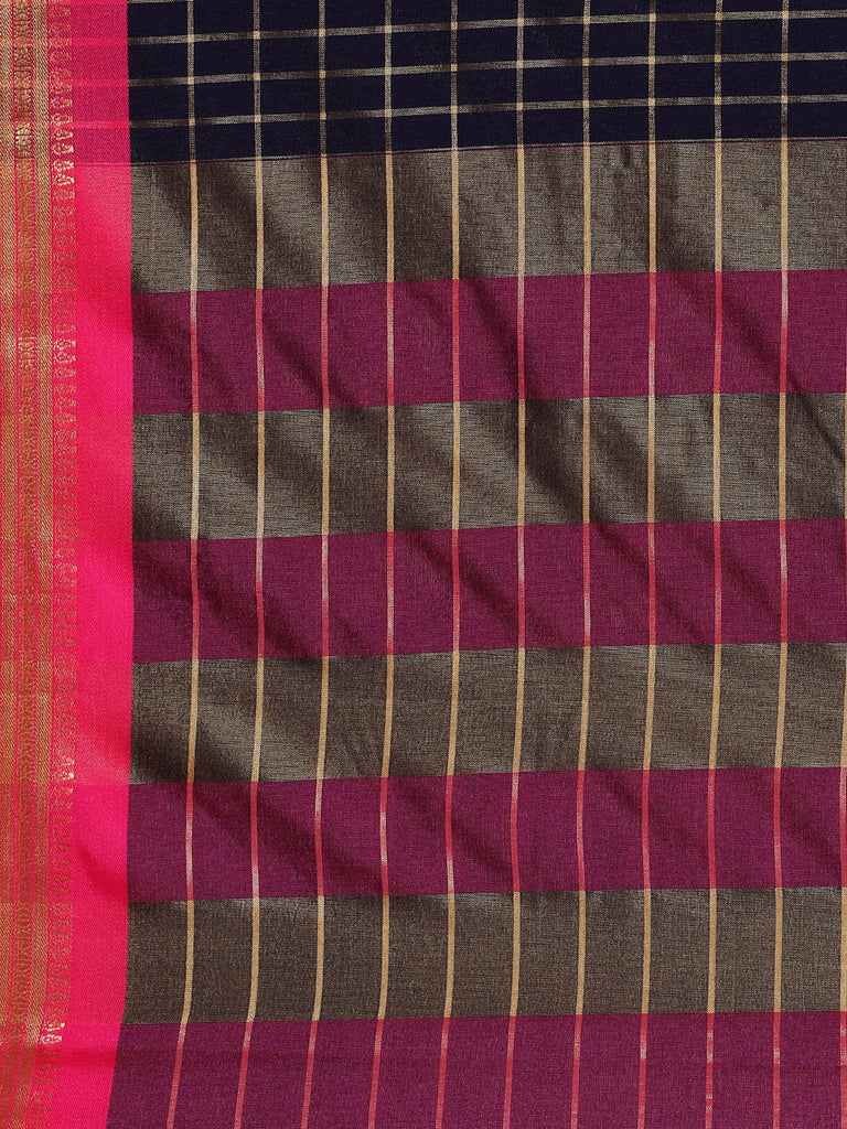 AMBAR : Blue Banarasi Silk Saree Silk Saree stylefables   