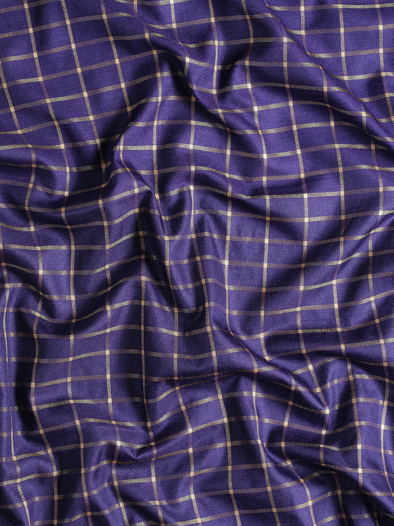 AMBAR : Blue Banarasi Silk Saree Silk Saree stylefables   