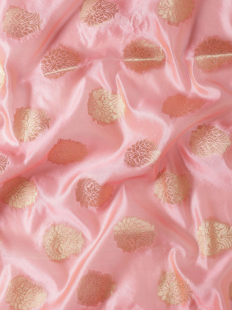 QALA : Pink Banarasi Silk Saree Silk Saree stylefables   